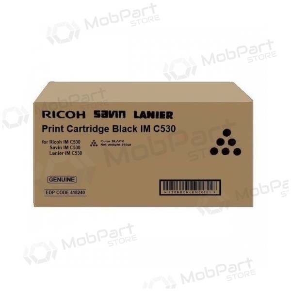 Ricoh IMC530 (418240), cartucho negro para impresoras láser, 20500 páginas.