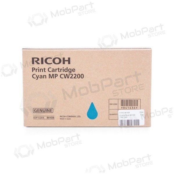 Cartucho de tinta Ricoh MP CW2200 (841636), cian