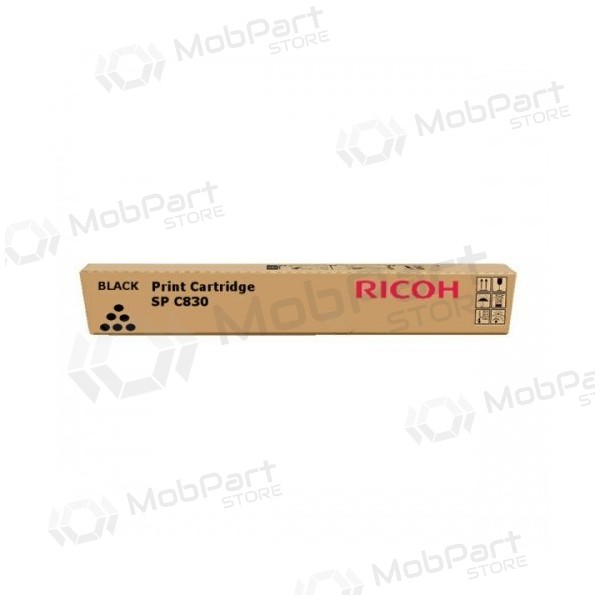 Cartucho de tóner láser Ricoh SP C830 (821185), negro