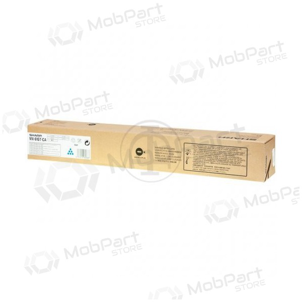 Sharp alta capacidad (MX61GTCA), cartucho azul para impresoras láser, 24.000 páginas.