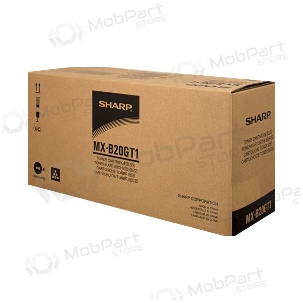Cartucho de tóner láser Sharp MX-B20GT1 (MXB20GT1), negro