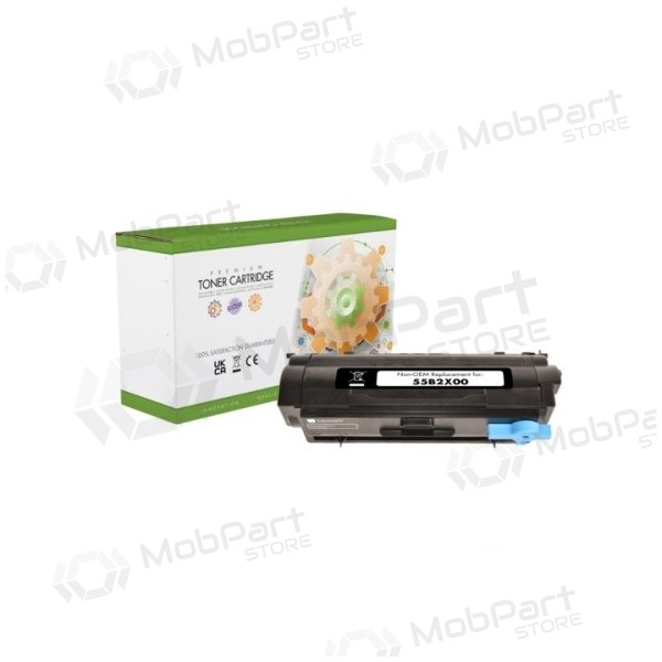 Cartucho de tóner Static Control negro, compatible con Lexmark 55B2X00