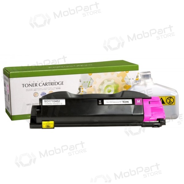Cartucho de tóner láser Static Control magenta, compatible con Kyocera TK-590M