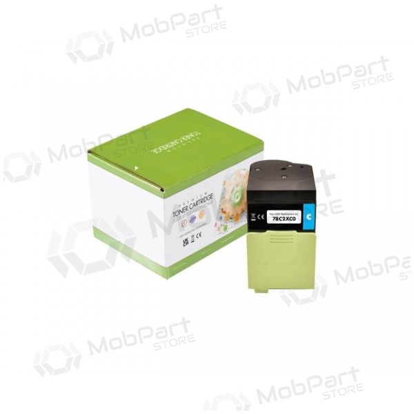 Cartucho de tóner Static Control cian, compatible con Lexmark 78C2XC0