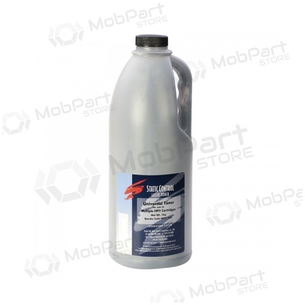 Tóner en polvo Static Control para HP Q2612A Q5949A/X Q7553A/X Q1338A CE505A/X Q5942A/X Negro, 1kg.