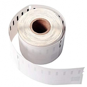 TopJet rollo de etiquetas negro sobre blanco, 54x101mm, 220 pegatinas, compatible con Dymo 99014 (S0722430)