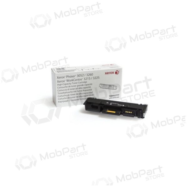 Xerox DMO 3215 HC (106R02778), cartucho negro para impresoras láser, 3000 páginas.